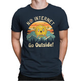 No Internet Vibes - Mens Premium T-Shirts RIPT Apparel Small / Indigo