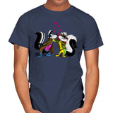 No Kissing - Mens T-Shirts RIPT Apparel Small / Navy