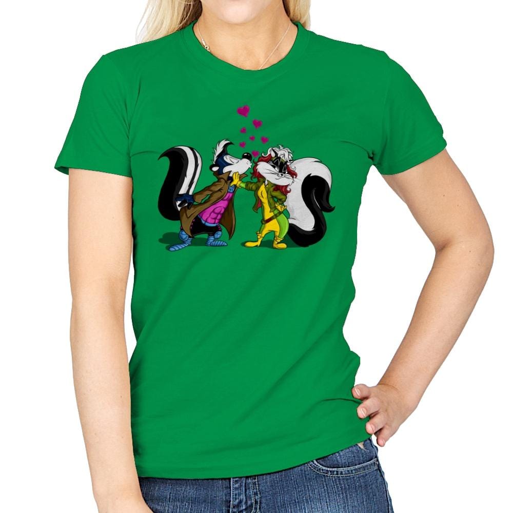 No Kissing - Womens T-Shirts RIPT Apparel Small / Irish Green