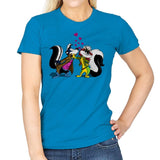 No Kissing - Womens T-Shirts RIPT Apparel Small / Sapphire