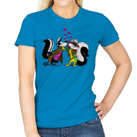 No Kissing - Womens T-Shirts RIPT Apparel Small / Sapphire