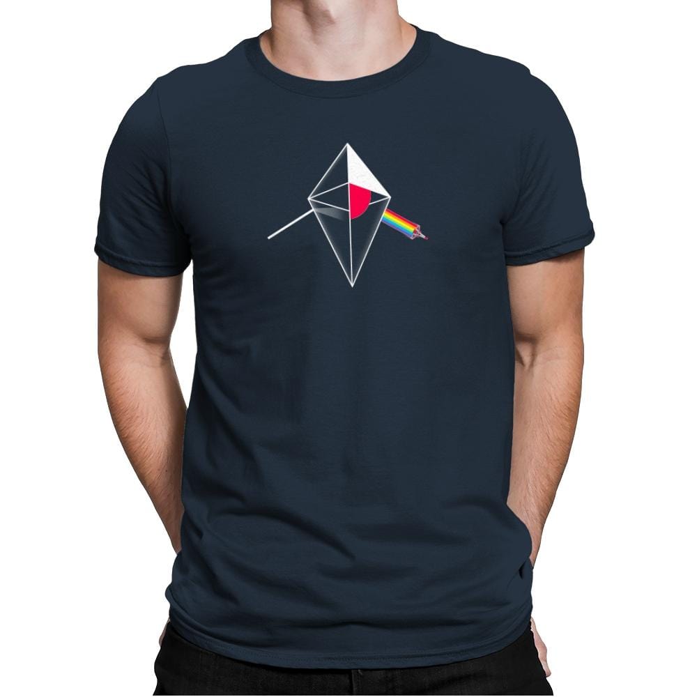 No Man's Side of the Moon Exclusive - Mens Premium T-Shirts RIPT Apparel Small / Indigo