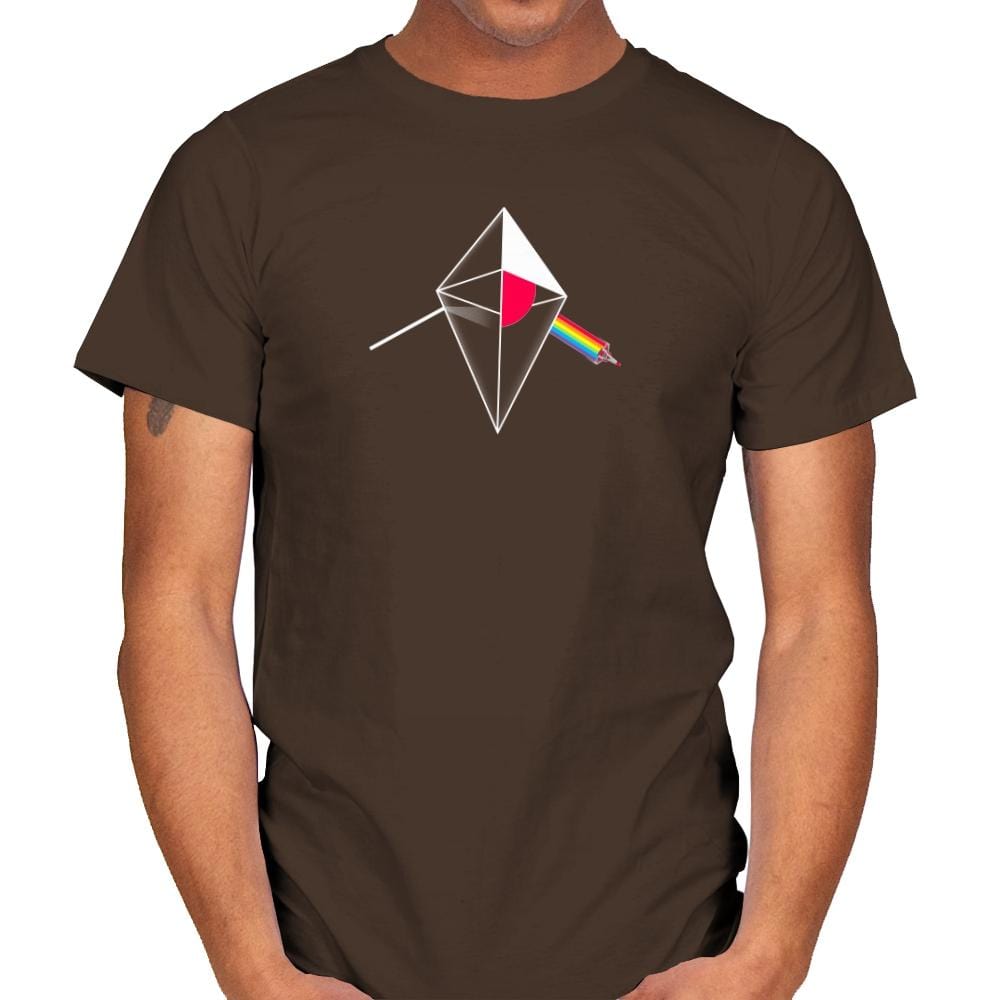 No Man's Side of the Moon Exclusive - Mens T-Shirts RIPT Apparel Small / Dark Chocolate