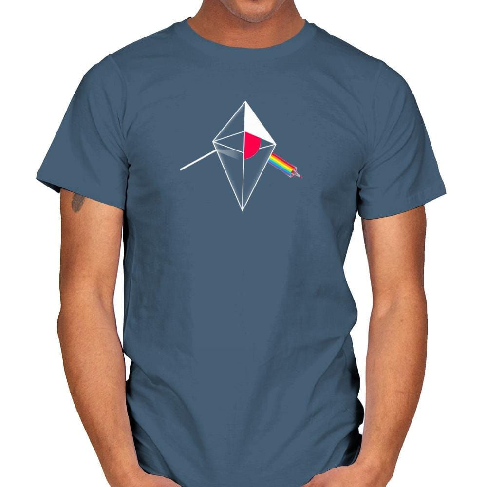 No Man's Side of the Moon Exclusive - Mens T-Shirts RIPT Apparel Small / Indigo Blue