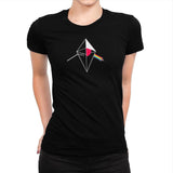 No Man's Side of the Moon Exclusive - Womens Premium T-Shirts RIPT Apparel Small / Indigo