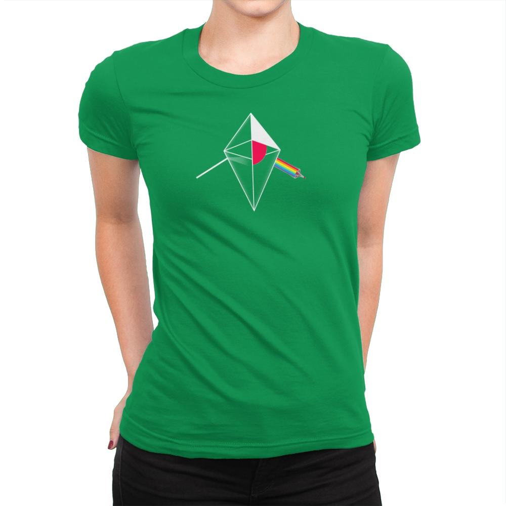 No Man's Side of the Moon Exclusive - Womens Premium T-Shirts RIPT Apparel Small / Kelly Green