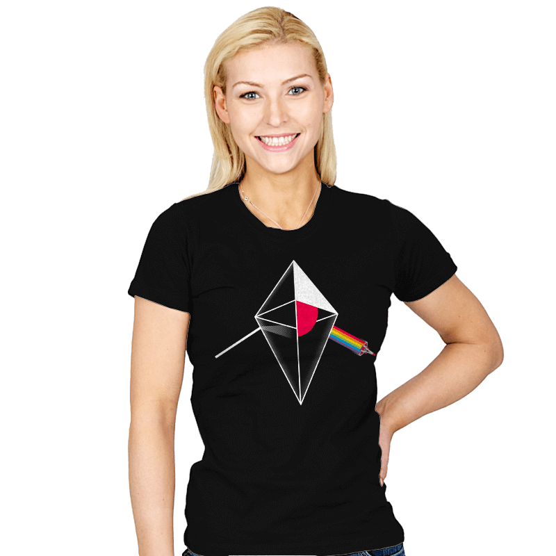 No Man's Side of the Moon - Womens T-Shirts RIPT Apparel