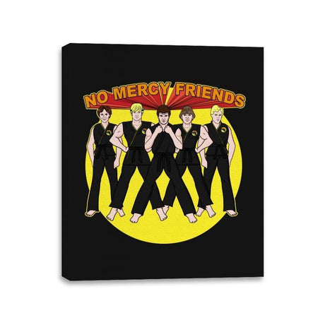 No Mercy Friends - Canvas Wraps Canvas Wraps RIPT Apparel 11x14 / Black