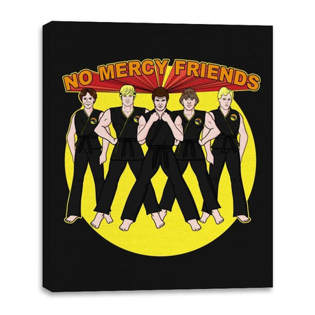 No Mercy Friends - Canvas Wraps Canvas Wraps RIPT Apparel 16x20 / Black