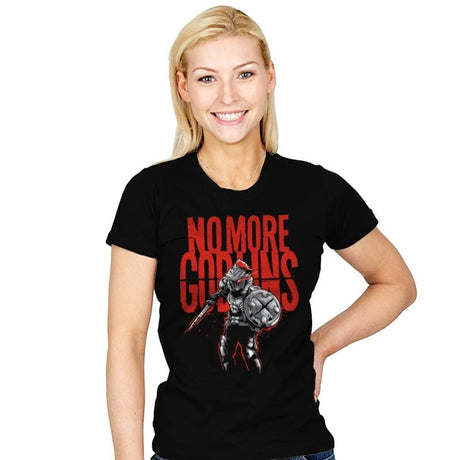 No More Goblins - Womens T-Shirts RIPT Apparel