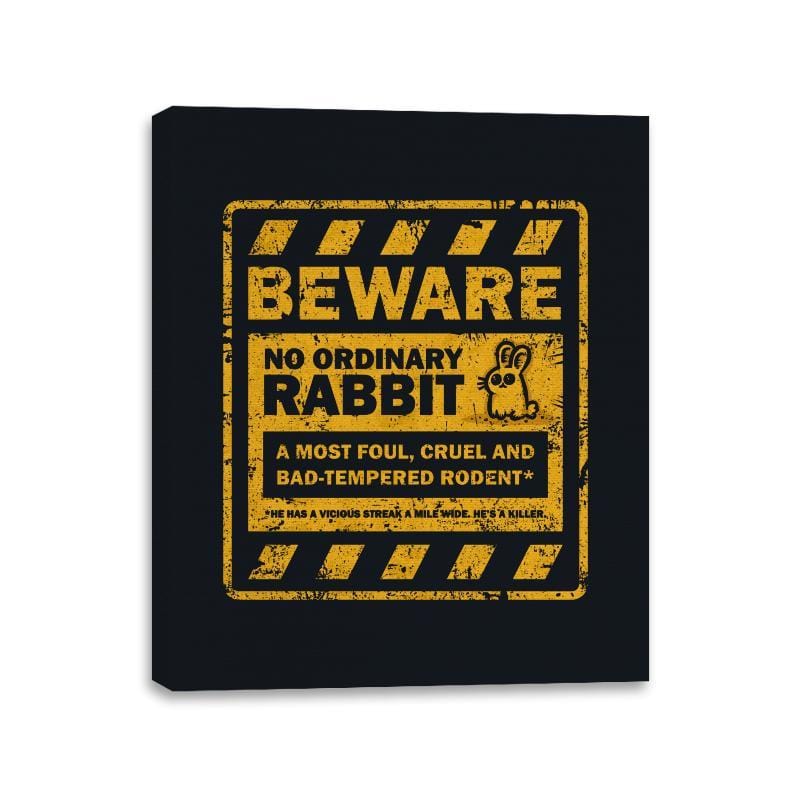 No Ordinary Rabbit - Canvas Wraps Canvas Wraps RIPT Apparel 11x14 / Black