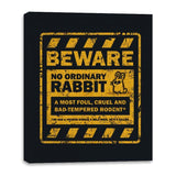 No Ordinary Rabbit - Canvas Wraps Canvas Wraps RIPT Apparel 16x20 / Black