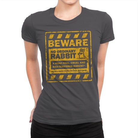 No Ordinary Rabbit - Womens Premium T-Shirts RIPT Apparel Small / Heavy Metal