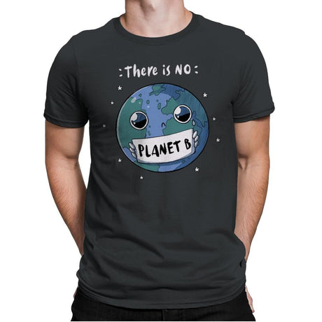 No Planet B - Mens Premium T-Shirts RIPT Apparel Small / Heavy Metal