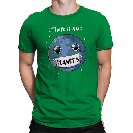 No Planet B - Mens Premium T-Shirts RIPT Apparel Small / Kelly Green