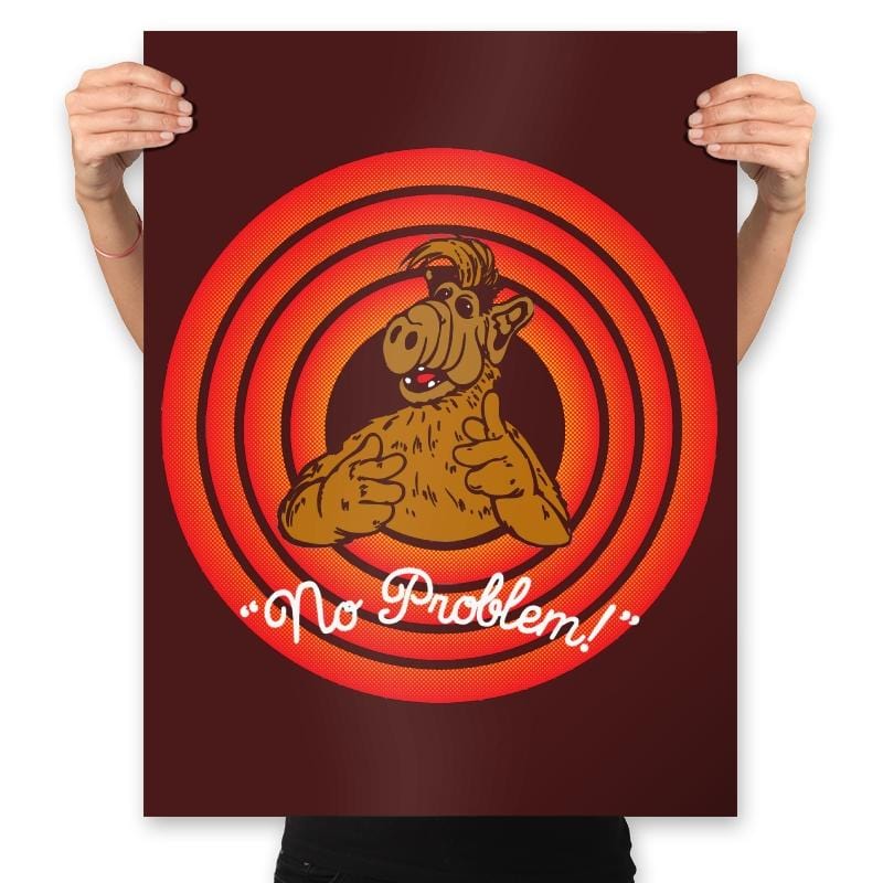 No Problem! - Prints Posters RIPT Apparel 18x24 / Brown