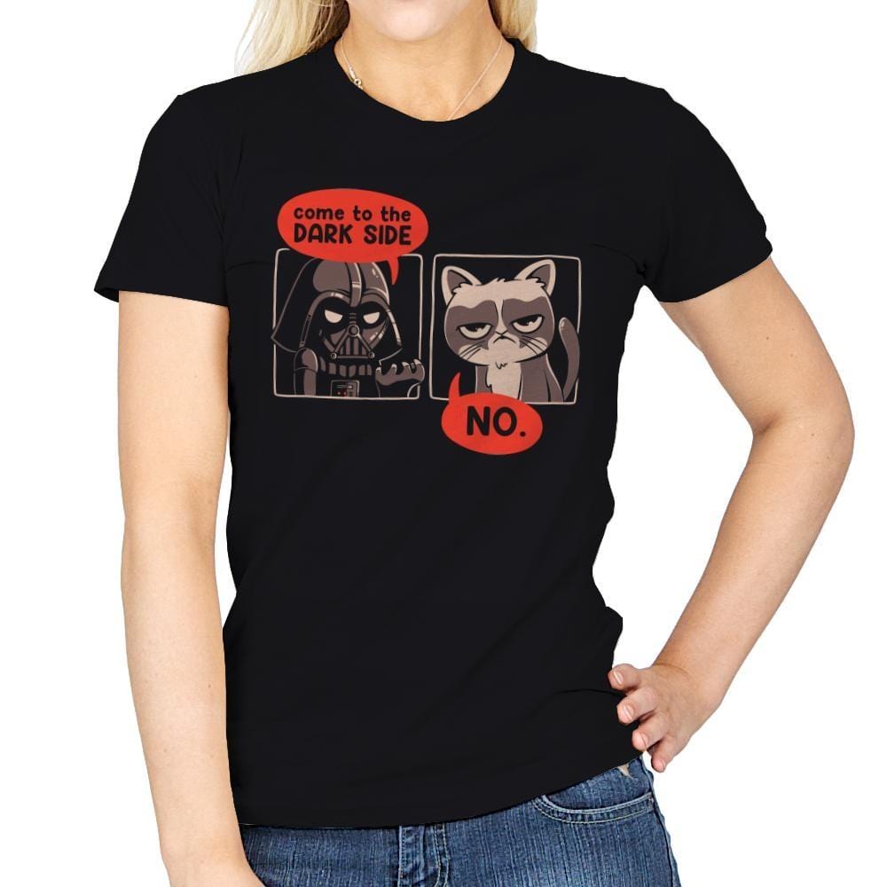 No Thanks - Womens T-Shirts RIPT Apparel Small / Black