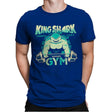 Nom Nom Gym - Mens Premium T-Shirts RIPT Apparel Small / Royal