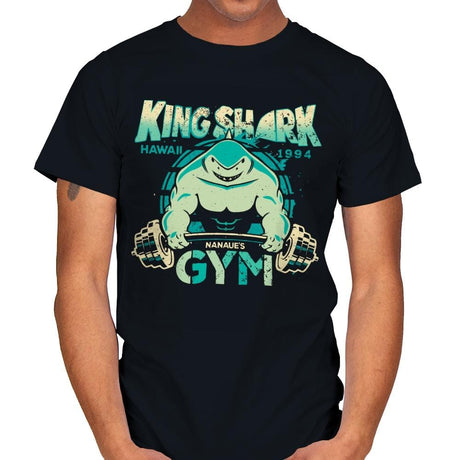 Nom Nom Gym - Mens T-Shirts RIPT Apparel Small / Black