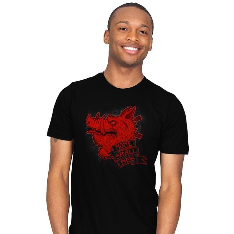 None Shall Pass - Mens T-Shirts RIPT Apparel
