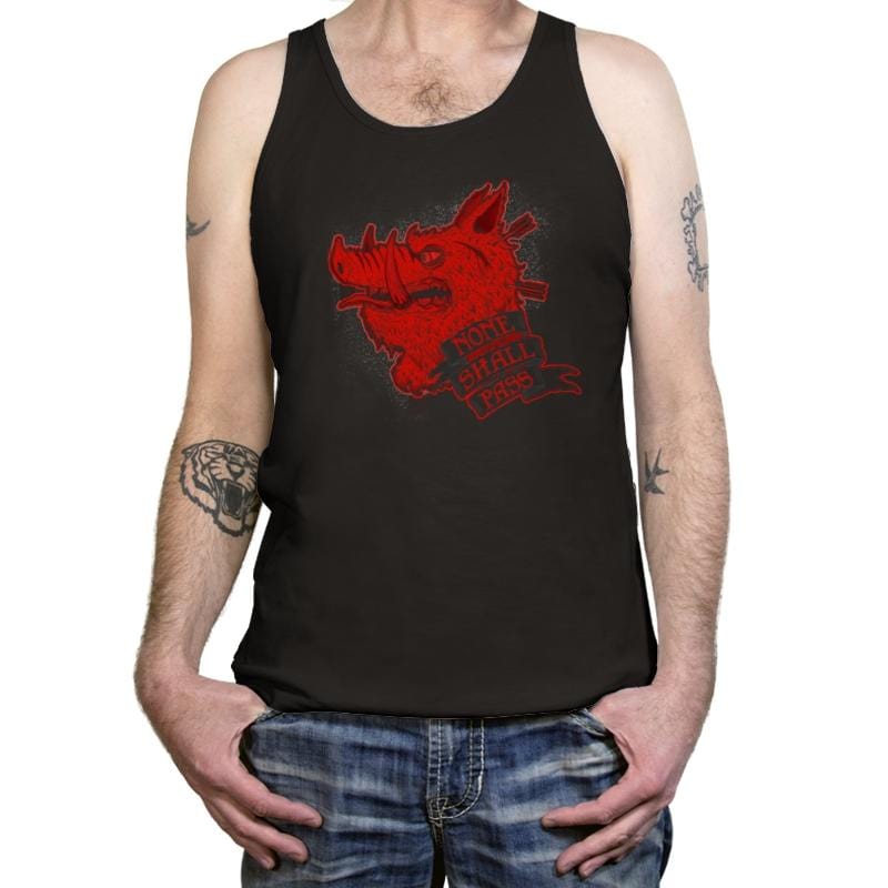 None Shall Pass - Tanktop Tanktop RIPT Apparel