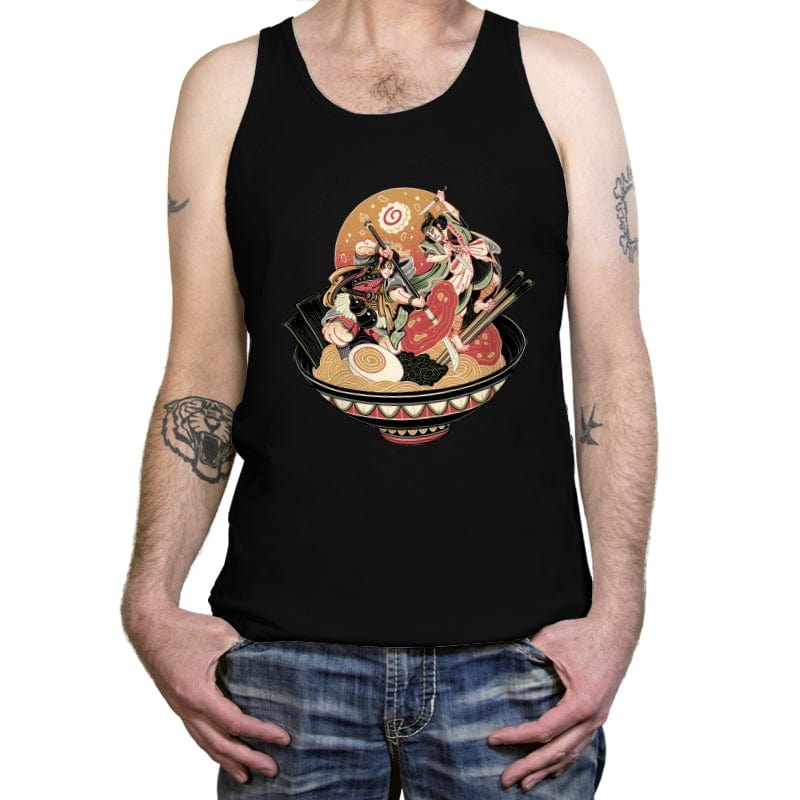 Noodle Fight - Tanktop Tanktop RIPT Apparel X-Small / Black