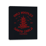Noodles Santa Carla - Canvas Wraps Canvas Wraps RIPT Apparel 11x14 / Black