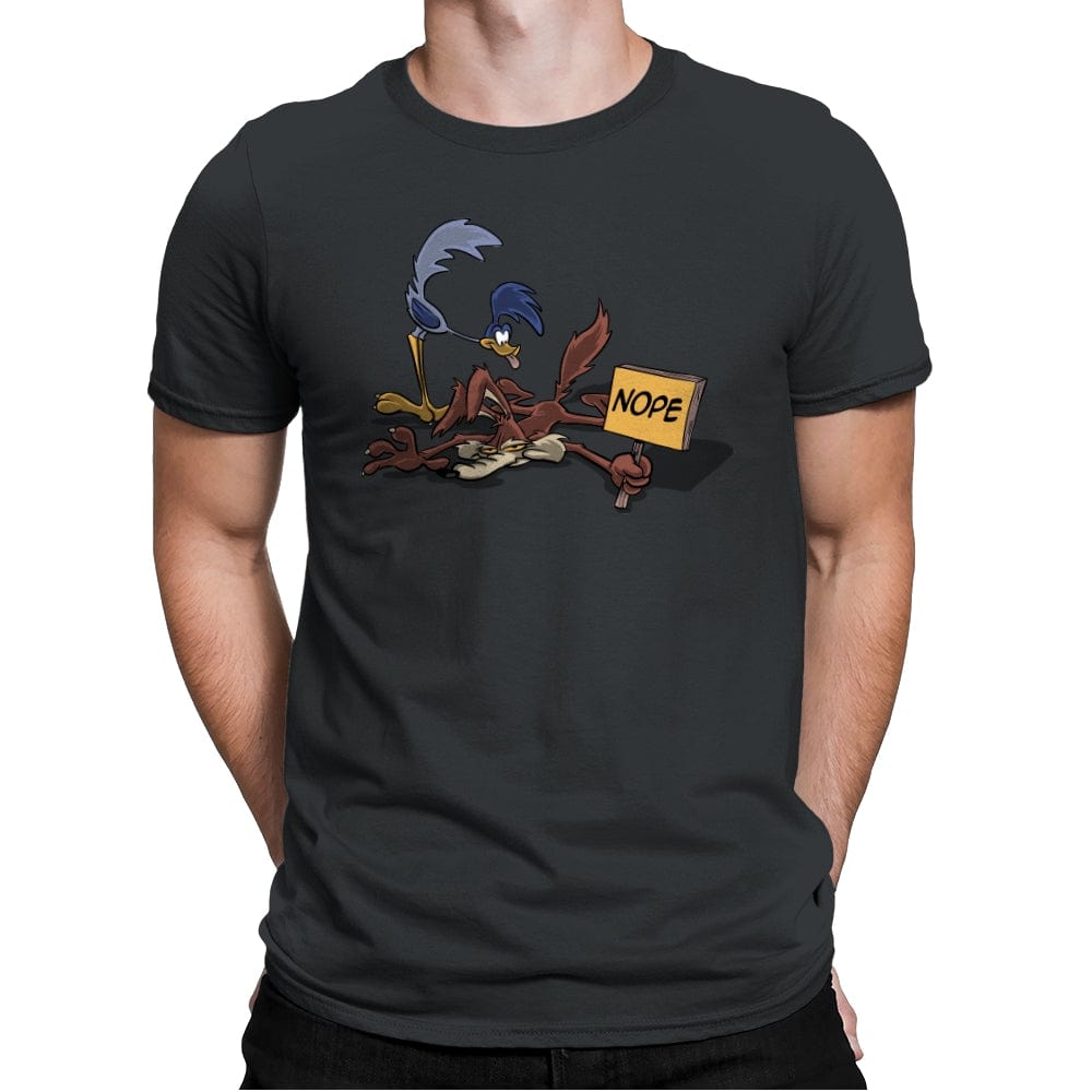 Nope Today - Mens Premium T-Shirts RIPT Apparel Small / Heavy Metal