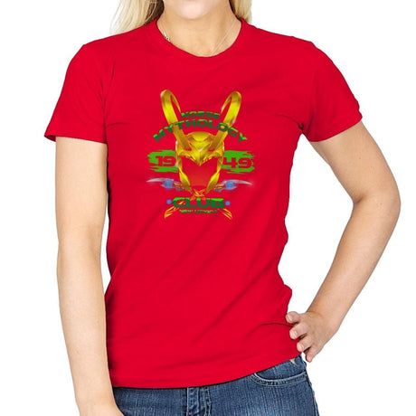 Norse Mythology Club Exclusive - Womens T-Shirts RIPT Apparel Small / Red