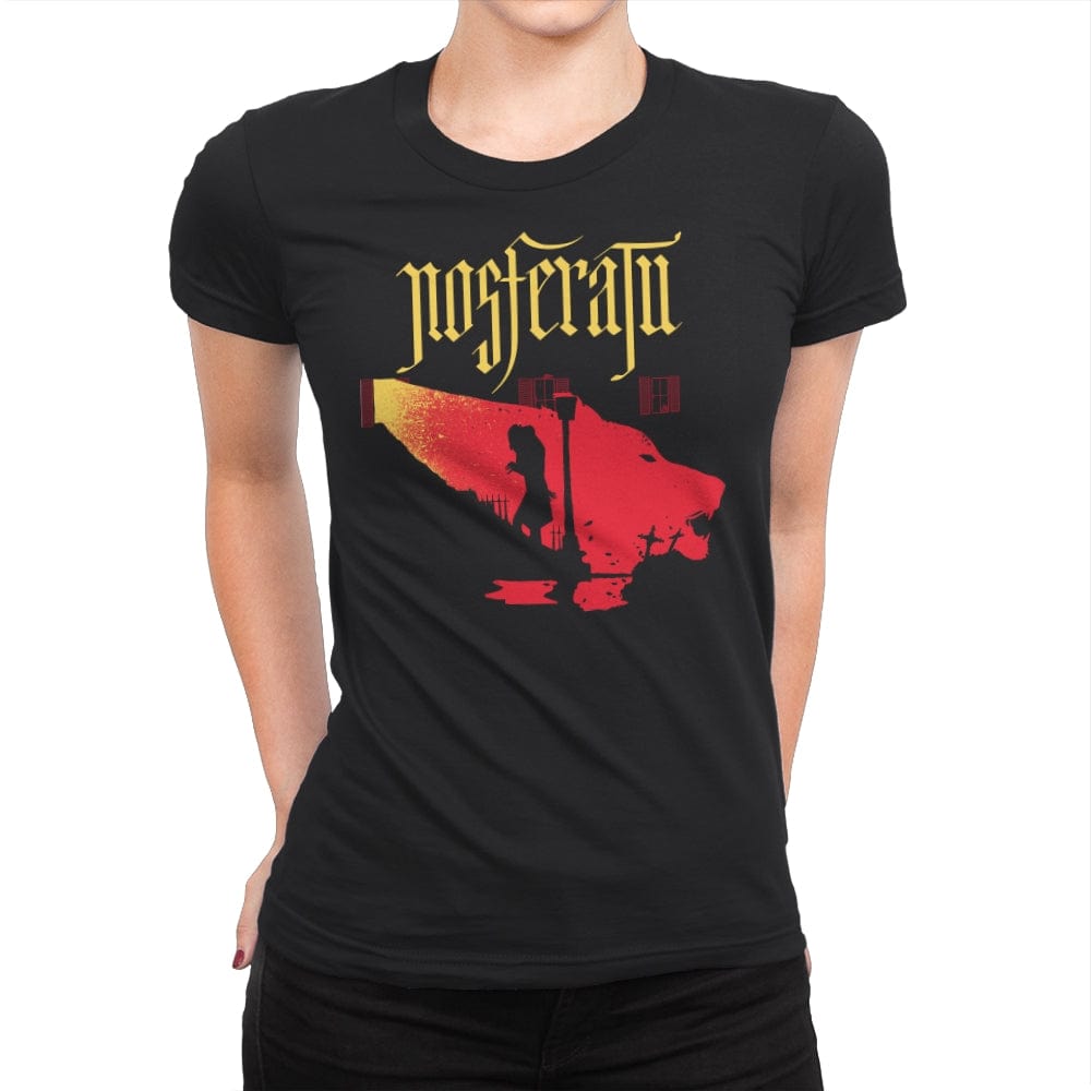 Nosferatu Exorcism - Womens Premium T-Shirts RIPT Apparel Small / Black