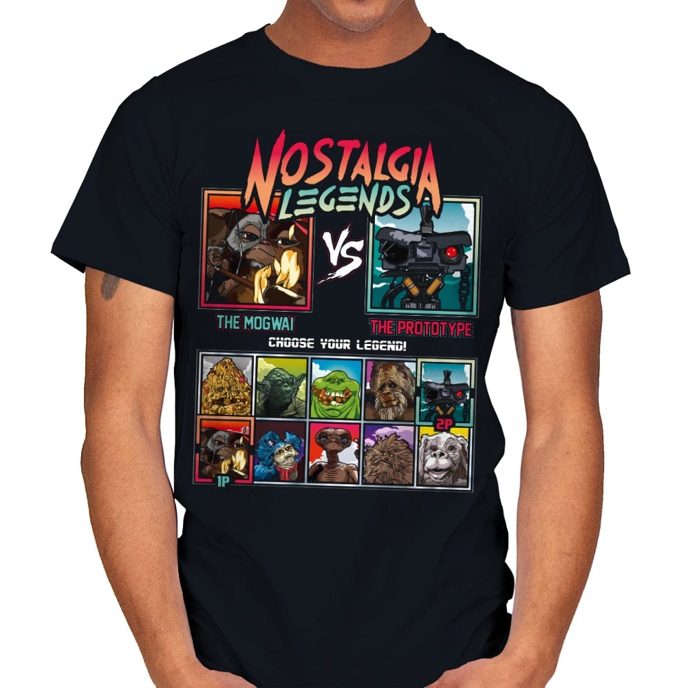 Nostalgia Legends - Mens T-Shirts RIPT Apparel Small / Black