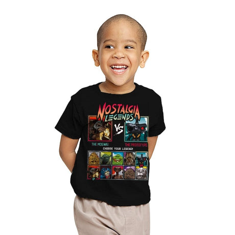 Nostalgia Legends - Youth T-Shirts RIPT Apparel X-small / Black