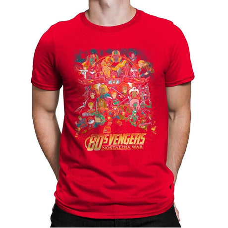 Nostalgia War - Anytime - Mens Premium T-Shirts RIPT Apparel Small / Red