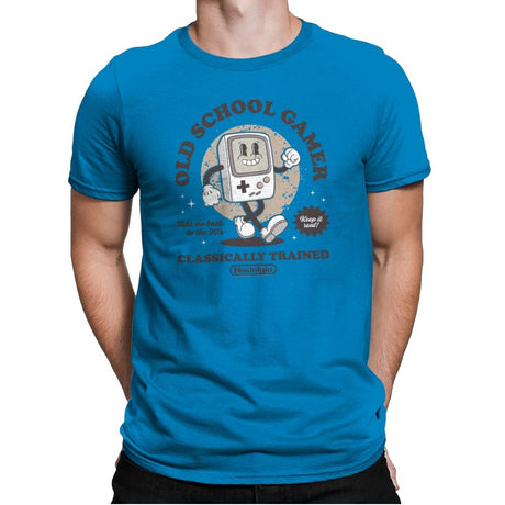 Nostalgic Boy - Mens Premium T-Shirts RIPT Apparel Small / Turqouise