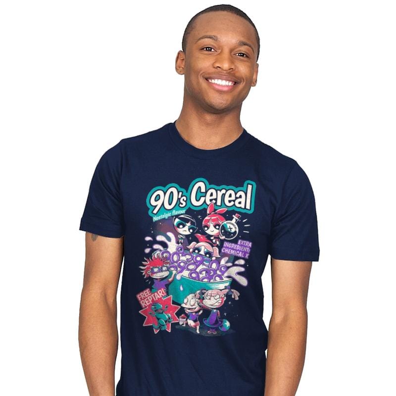 Nostalgic Flavour - Mens T-Shirts RIPT Apparel Small / Navy