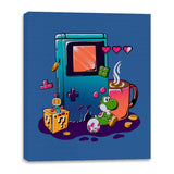 Nostalgic Games - Canvas Wraps Canvas Wraps RIPT Apparel 16x20 / Royal