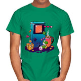 Nostalgic Games - Mens T-Shirts RIPT Apparel Small / Kelly