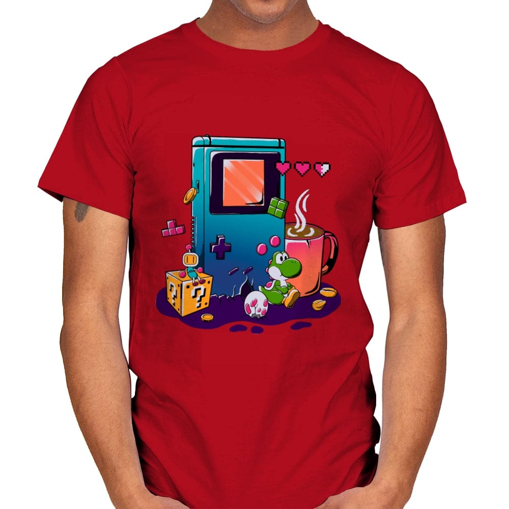Nostalgic Games - Mens T-Shirts RIPT Apparel Small / Red