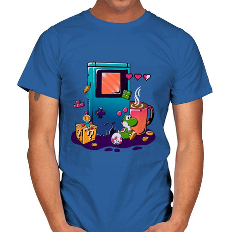 Nostalgic Games - Mens T-Shirts RIPT Apparel Small / Royal