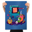 Nostalgic Games - Prints Posters RIPT Apparel 18x24 / Royal