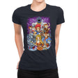 Nostalgic Lion - Womens Premium T-Shirts RIPT Apparel Small / Midnight Navy