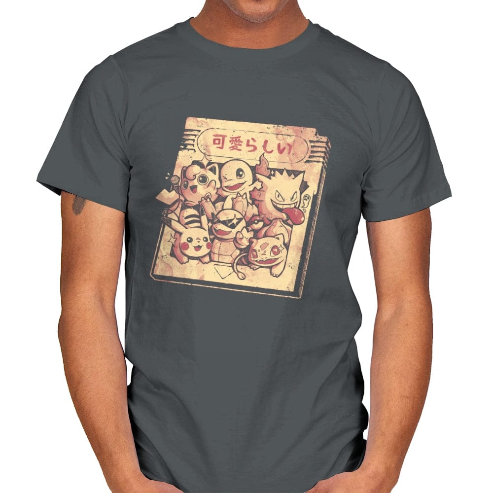 Nostalgic Tape - Mens T-Shirts RIPT Apparel Small / Charcoal