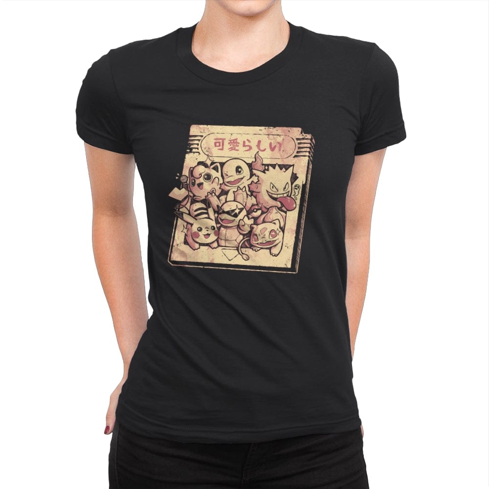 Nostalgic Tape - Womens Premium T-Shirts RIPT Apparel Small / Black