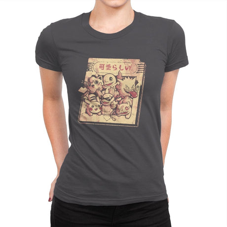 Nostalgic Tape - Womens Premium T-Shirts RIPT Apparel Small / Heavy Metal