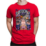 Nostalgic Villains - Mens Premium T-Shirts RIPT Apparel Small / Red