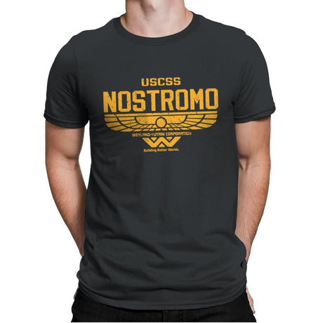 Nostromo - Mens Premium T-Shirts RIPT Apparel Small / Heavy Metal
