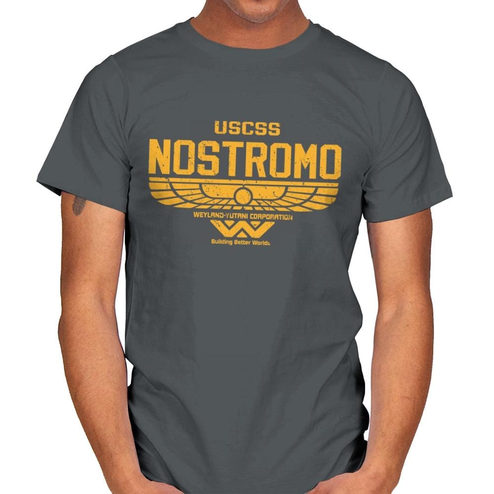 Nostromo - Mens T-Shirts RIPT Apparel Small / Charcoal