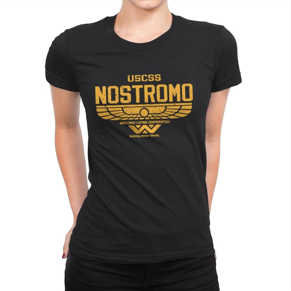 Nostromo - Womens Premium T-Shirts RIPT Apparel Small / Black