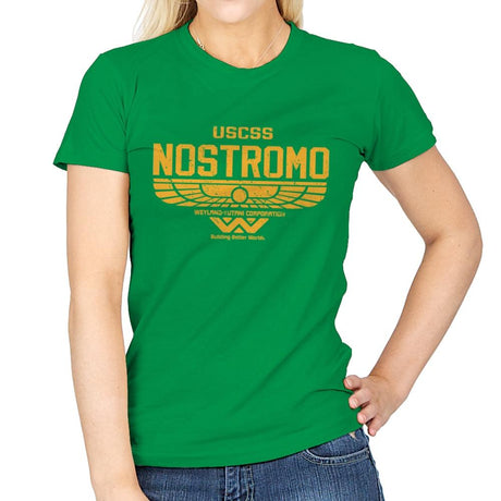 Nostromo - Womens T-Shirts RIPT Apparel Small / Irish Green