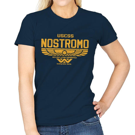 Nostromo - Womens T-Shirts RIPT Apparel Small / Navy